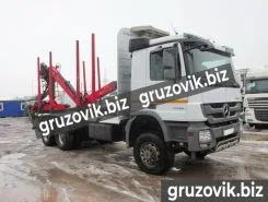 Лесовоз с КМУ Лесовоз  Mercedes-Benz Actros с КМУ  2020 года новый фото 2