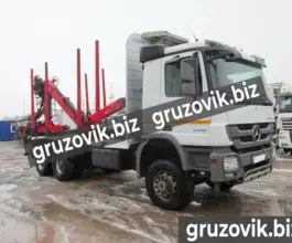 Лесовоз с КМУ Лесовоз  Mercedes-Benz Actros с КМУ  2020 года новый фото 2