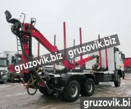 Лесовоз с КМУ Лесовоз  Mercedes-Benz Actros с КМУ  2020 года новый фото 3