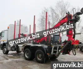 Лесовоз с КМУ Лесовоз  Mercedes-Benz Actros с КМУ  2020 года новый фото 4