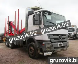 Лесовоз с КМУ Лесовоз  Mercedes-Benz Actros с КМУ  2013 года б/у фото 2