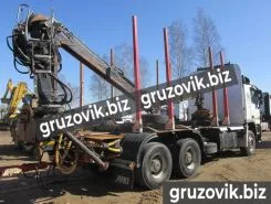 Лесовоз с КМУ Лесовоз  Mercedes-Benz Actros с КМУ  2012 года б/у фото 3