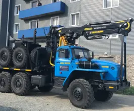 Лесовоз с КМУ Лесовоз  Урал 5557 с КМУ  2026 года новый фото 3