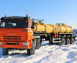 Полуприцеп-цистерна ППЦ 20 м3  ВЕКТОР   б/у фото 2