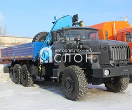 Самопогрузчик Урал 4320 с КМУ  2025 года новый