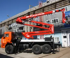 Автовышка Автовышка  Камаз 43118 2022 года новый фото 2