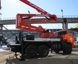 Автовышка Автовышка  Камаз 43118 2022 года новый фото 5