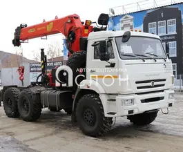 Тягач с КМУ Камаз 43118 2025 года новый