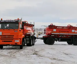 Автотопливозаправщик АТЗ 11 м3  Камаз 65115  б/у фото 2