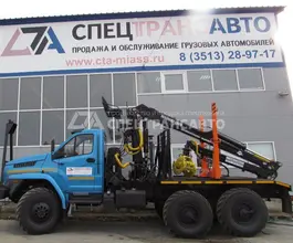 Лесовоз с КМУ Лесовоз  Урал Next  5557 с КМУ   б/у