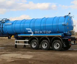 Полуприцеп-цистерна вакуумная ППЦВ 28 м3  ВЕКТОР   б/у фото 4