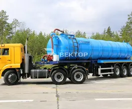 Полуприцеп-цистерна вакуумная ППЦВ 28 м3  ВЕКТОР   б/у фото 3