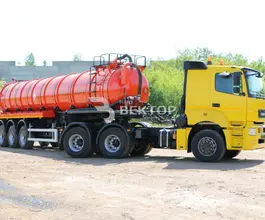 Полуприцеп-цистерна вакуумная ППЦВ 25 м3  ВЕКТОР   б/у фото 4