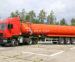 Полуприцеп-цистерна вакуумная ППЦВ 30 м3  ВЕКТОР   б/у фото 2