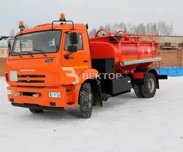 Автотопливозаправщик АТЗ 7.5 м3  Камаз 43253  б/у фото 4