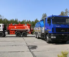Вакуумная автоцистерна МВ 18 м3  МАЗ  б/у фото 2
