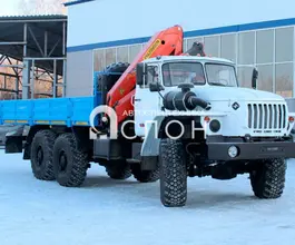 Самопогрузчик Урал 4320 с КМУ Palfinger PK-15500A 2025 года новый фото 3