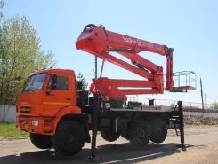 Автовышка Автовышка  Камаз 43118 2022 года новый фото 3