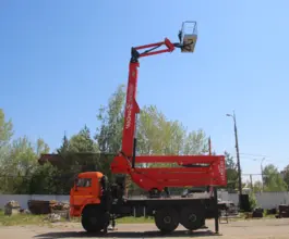Автовышка Автовышка  Камаз 43118 2022 года новый фото 5