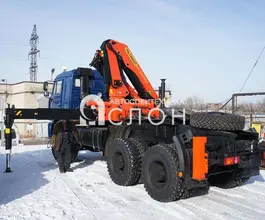 Тягач с КМУ Камаз 65225 2025 года новый фото 2