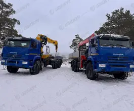 Тягач с КМУ Камаз 43118 2025 года новый фото 2