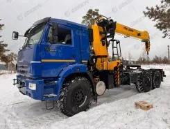 Тягач с КМУ Камаз 43118 2025 года новый