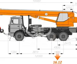 Автокран   МАЗ 4370 2020 года новый