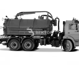 Вакуумная автоцистерна МВ 11 м3  Камаз  б/у