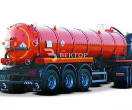 Полуприцеп-цистерна вакуумная ППЦВ 24 м3  ВЕКТОР   б/у