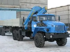 Тягач с КМУ Урал 4320  б/у
