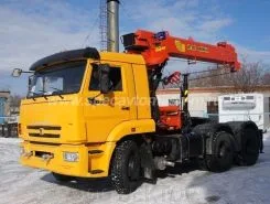 Тягач с КМУ Камаз 65115  б/у
