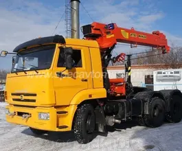 Тягач с КМУ Камаз 65115  б/у