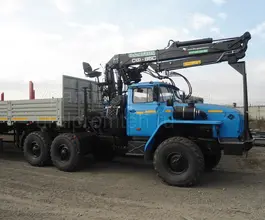 Тягач с КМУ Урал 4320 2022 года новый фото 2