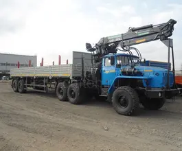 Тягач с КМУ Урал 4320 2022 года новый фото 4