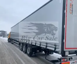 Шторный полуприцеп CARGOLINE 9322 2021 года новый фото 2