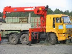 Тягач с КМУ Камаз 65115  новый