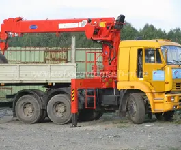 Тягач с КМУ Камаз 65115  новый