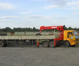 Тягач с КМУ Камаз 65115  новый фото 3
