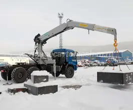 Тягач с КМУ Камаз 44108  новый