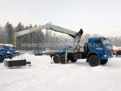 Тягач с КМУ Камаз 44108  новый фото 2