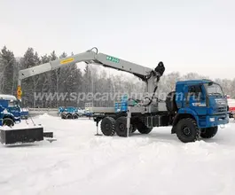 Тягач с КМУ Камаз 44108  новый фото 2