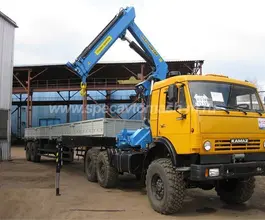 Тягач с КМУ Камаз 44108  новый
