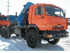 Тягач с КМУ Камаз 44108  новый фото 4