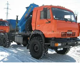 Тягач с КМУ Камаз 44108  новый фото 4