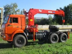 Тягач с КМУ Камаз 44108  новый