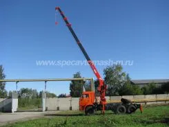 Тягач с КМУ Камаз 44108  новый фото 2