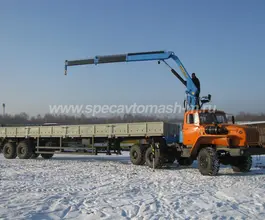 Тягач с КМУ Урал 44202  новый фото 2