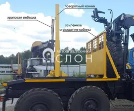Лесовоз с КМУ Урал 5557 2025 года новый фото 4