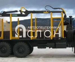 Сортиментовоз с КМУ Урал 4320 2025 года новый фото 3