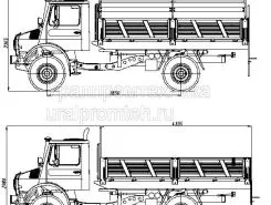 Бортовой Бортовой Mercedes-Benz Unimog,   б/у